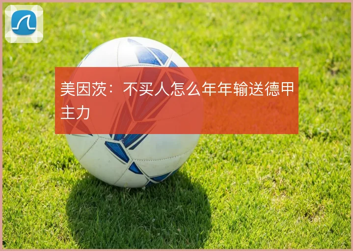 美因茨：不买人怎么年年输送德甲主力